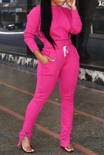 Load image into Gallery viewer, “Diva” 2 Piece Pants Set (Coral Pink)
